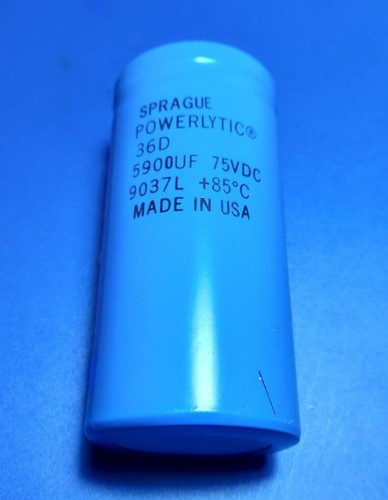 Sprague electrolytic capacitor - sprague,