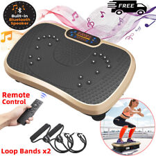 Power Vibration Plate Exercise Machine Whole Body Shaker Massager Slim Fitness