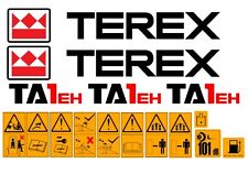 TEREX TA1EH DUMPER DECALS &