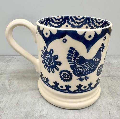 Emma bridgewater blue hen - blue, 1/2