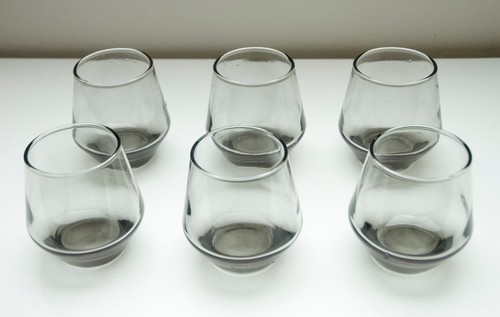 Vintage smoked grey - grey, tumblers