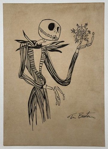 Tim burton drawing - (handmade),
