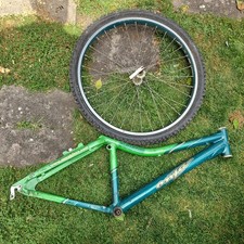 Onza T-rapror Trials Bike Frame Green  + 1x26front Wheel - Good Condition Used