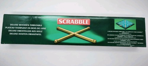 Boxed scrabble deluxe wooden - ,