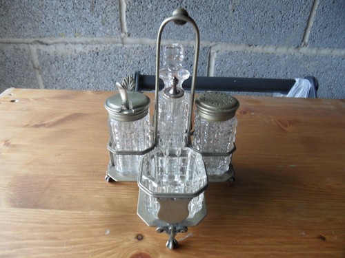 Elkington plated cruet - elkington, co
