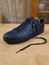 Mens CROSSHATCH Gleaton Black Trainers - UK 10