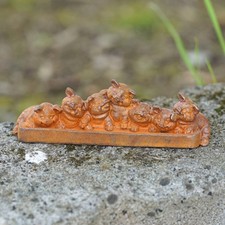 Cast Iron Pigs at Trough |