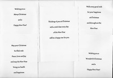 PK OF 10 CHRISTMAS CARD