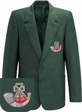 THE LIGHT INFANTRY REGIMENTS EMBROIDERED REGIMENTAL CRESTED BLAZER