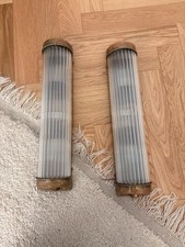 Pair Skyscraper Vintage Art