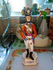 PORCELAIN FIGURE MILITARY OFFICER - OFFICER 3rd GUARDS REGIMENT