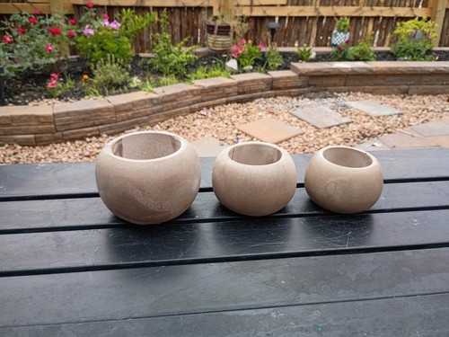 Handmade concrete planter - , pot