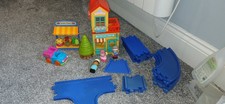 ELC Happyland Bakery,Bus,Telephone Box,  Flower Stall People and Road