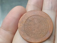 Beautiful copper proof of a