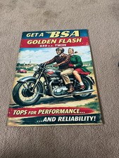 Bsa golden flash motorcycle - bsa,