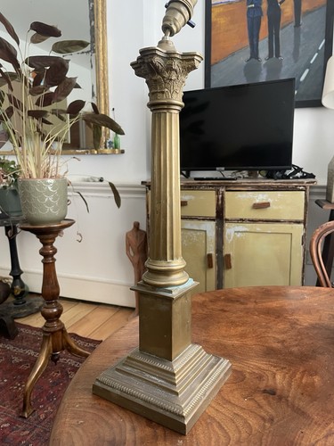 Large solid brass vintage - large,