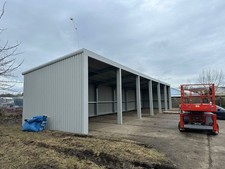 Steel portal frame - portal, building
