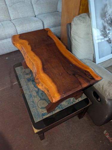 Yew wooden coffee table - wooden,
