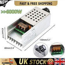 220V 6000W High Power Electronic Regulator SCR Voltage Motor Speed Controller UK