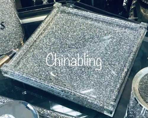 New silver all crushed - new, crystal