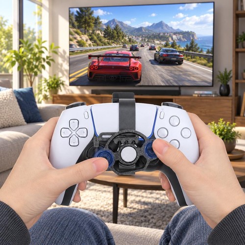 Mini printed steering wheel - 3d,