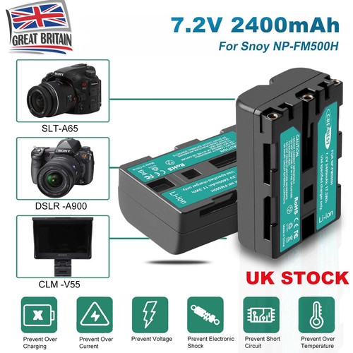 2pcs 4ah fm500h battery - 2pcs, np-fm500h