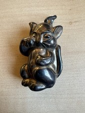 Antique Silver Plated Pig