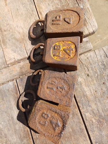 Antique cast iron ring - 4,