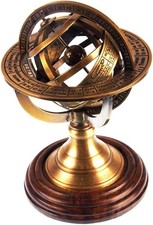 5" Nautical Brass Armillary