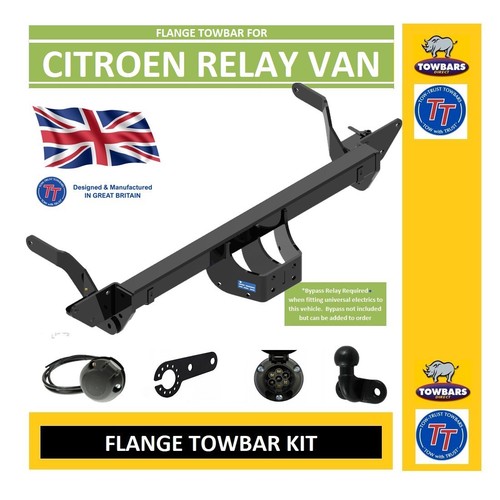Flange towbar for - flange, citroen