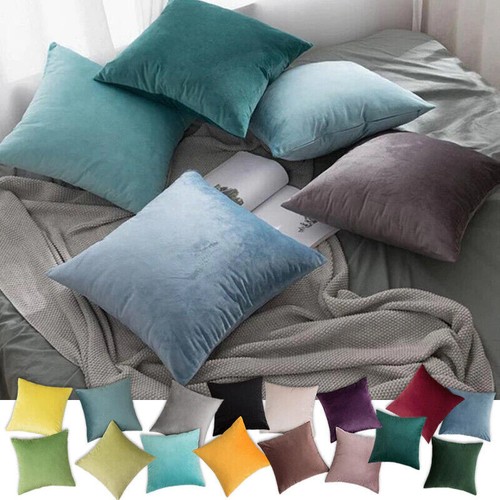 Plush velvet cushion - velvet, covers