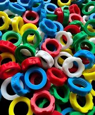 10 x Mixed Coloured 1/4"