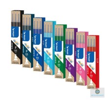 Pilot FriXion Erasable Point REFILL 0.5 Synergy Tip - Pack of 3 - Choose Colour