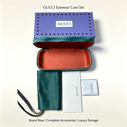 Gucci velvet hard glasses - gucci,