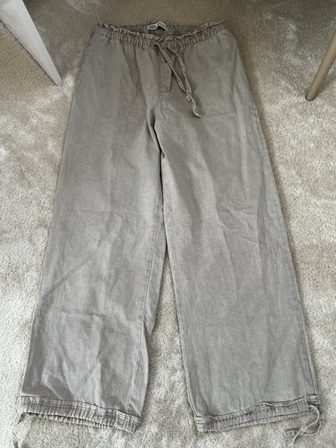 Zara wide leg trousers size - zara,