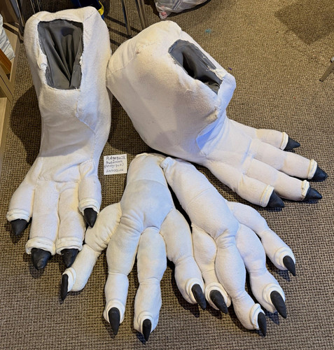 White fleece monster - fleece, fursuit