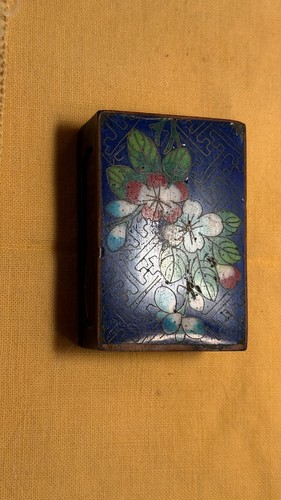 Brass enamel chinese - enamel,