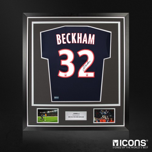 David beckham back - back, signed