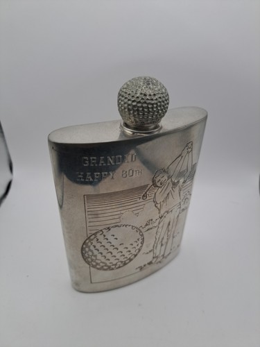 6oz engraved pewter hip - hip, flask