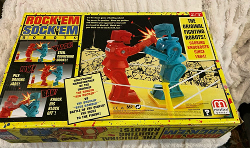 Mattel rock sock em - mattel,