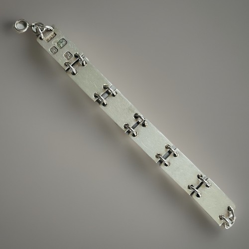 Sterling silver ingot - sterling, bracelet