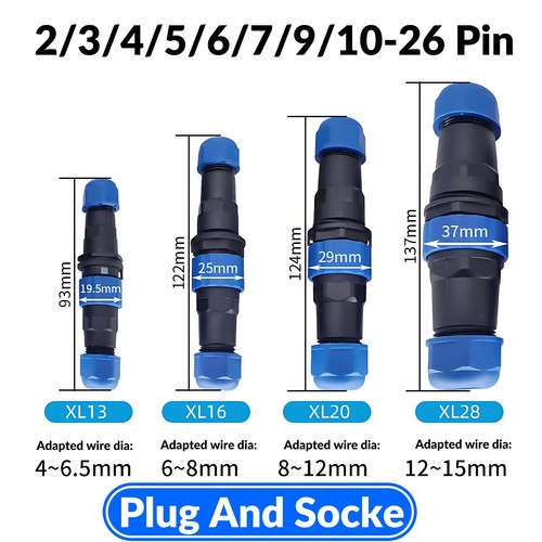 Ip68 waterproof 2pin pin - 2pin-26,
