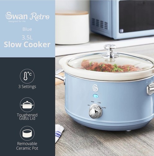 Swan nordic slow cooker - nordic,