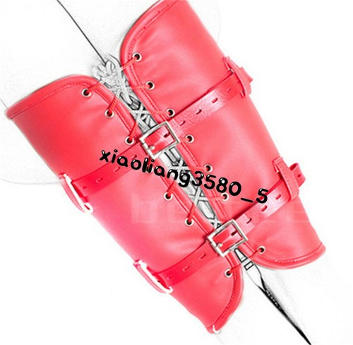 Leather leg binder bound - leather,