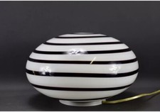 Vintage lamp zebra eglo black and white vintage