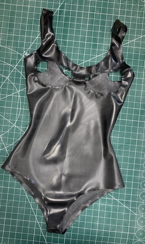 Latex rubber leotard body - 8,