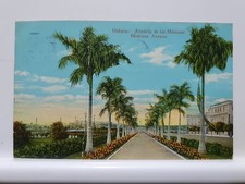 Vintage Postcard, Habana, Missions Avenue (13E)
