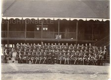 1904 BURMA THAYETMYO 2nd BORDER REGIMENT D COMPANY BRITISH MILITARY LARGE PHOTO