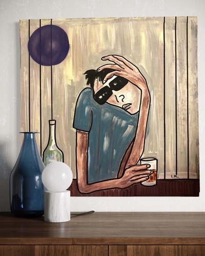 Modern abstract painting - , of