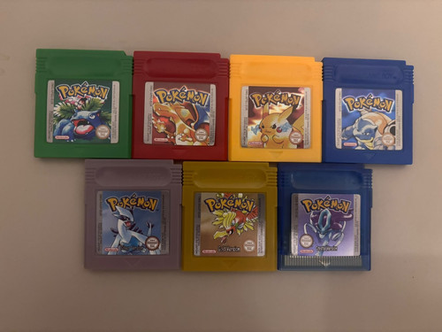 Pokemon games yellow green - green, red